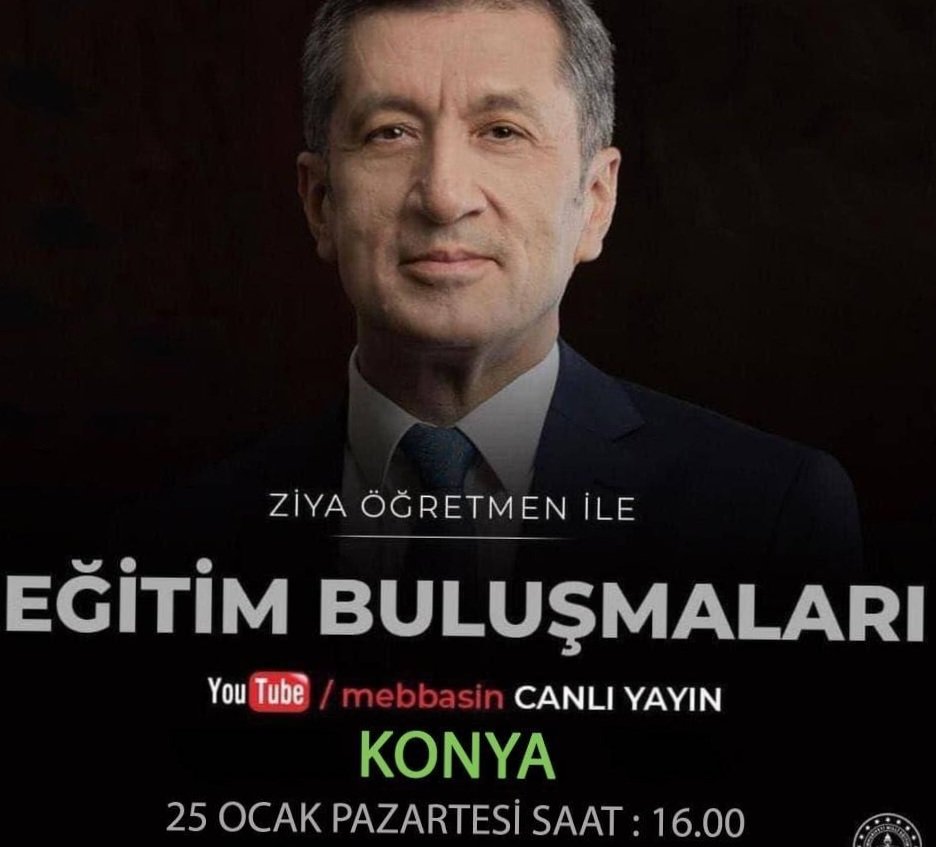 sekibeaksoy_io's tweet photo. 🇹🇷"Ziya Öğretmen ile Eğitim Buluşmaları” kapsamında Bakanımız Sayın Ziya SELÇUK, Konya’da görev yapan öğretmenlerimizle buluşuyor. 🇹🇷@SeyitAliBuyuk @servetal61 @samisagdic @ensttsu @IlkYigitler @InonuCanik @AlbaySehit @AliyeTekbas @karatayorhanga1 @UlugHatice @buyuksehirilko https://t.co/KynQsUVkAM