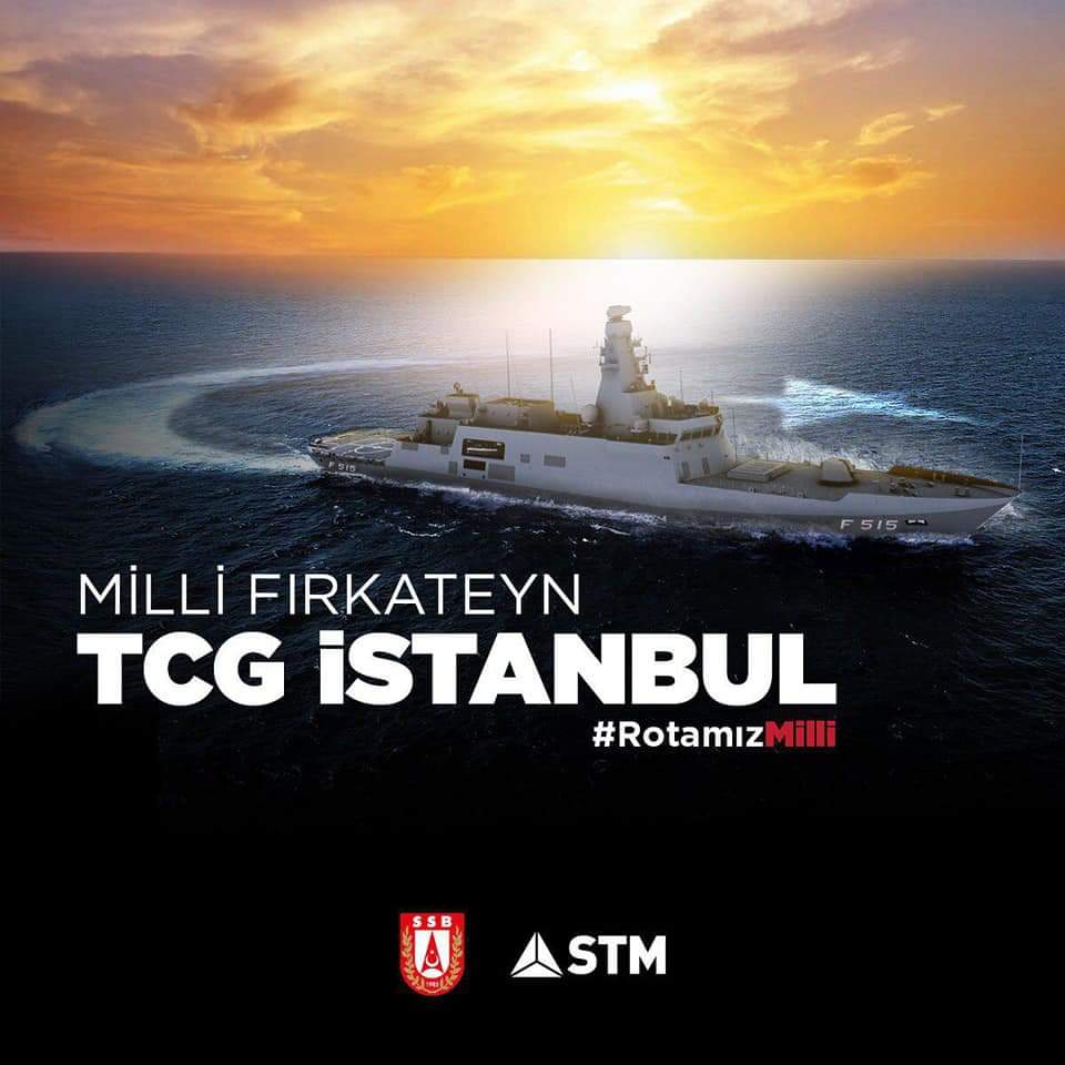 akmeseibrahim's tweet photo. #RotamızMilli HEDEFİMİZ BELLİ... ⚓
Ülkemizin gururu MİLGEM Projesi’nin 5.gemisi, 
Milli Fırkateynimiz "TCG İstanbul" denizlere indi. 

Cennet Ülkemize ve Aziz milletimize hayırlı olsun... 🇹🇷 🇹🇷
#MAVİVATAN #TCGİstanbul https://t.co/2dwwKXhRCz