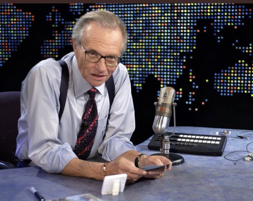Television legend Larry King passed away this morning in Los Angeles. He was 87.