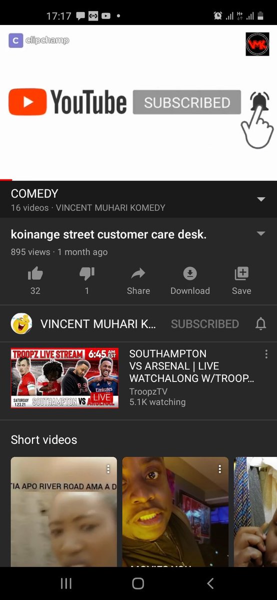 ItisWinston's tweet photo. Mafans wa Arsenal mnaeza toa stress by viewing some comedy here👇👇
Rem to watch,Like n Subscribe

https://t.co/2uP3nvCMrd https://t.co/zscOg6iccs