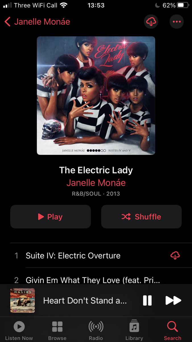 The Electric Lady- Janelle MonáeA brilliant and fun combination of R&B, dance, electronic and Pop music. Janelle really does bring a charisma and energy to the scene that so many lack in modern R&B and the early fts make for some real standout tracks.