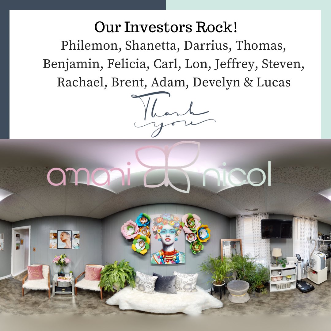 NikSweeney's tweet photo. It takes a village🏦...of investors! Thank you for helping our small business grow!📈 @theMainVest #investors #SmallBusiness #entrepreneur https://t.co/ftussU6uJf