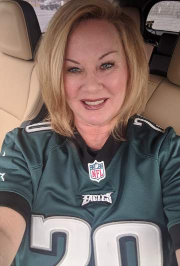 PHILADELPHIA POLICE DETECTIVE JENNIFER GUGGER. Until last week, she served in the department’s Recruit Background Investigations Unit, and the Philadelphia Inquirer reports that “until recently, [her] Facebook profile photo was a reference to the QAnon conspiracy movement.