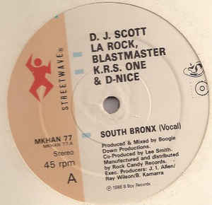 1986 - KRS OneHonorable Mention: Beastie Boys, Steady B1986 is pretty hard for me to pick my favourite but KRS One nailed his pave way from a homeless kid to make a district beef with MC Shan on Queens vs. Bronx with the track South Bronx.