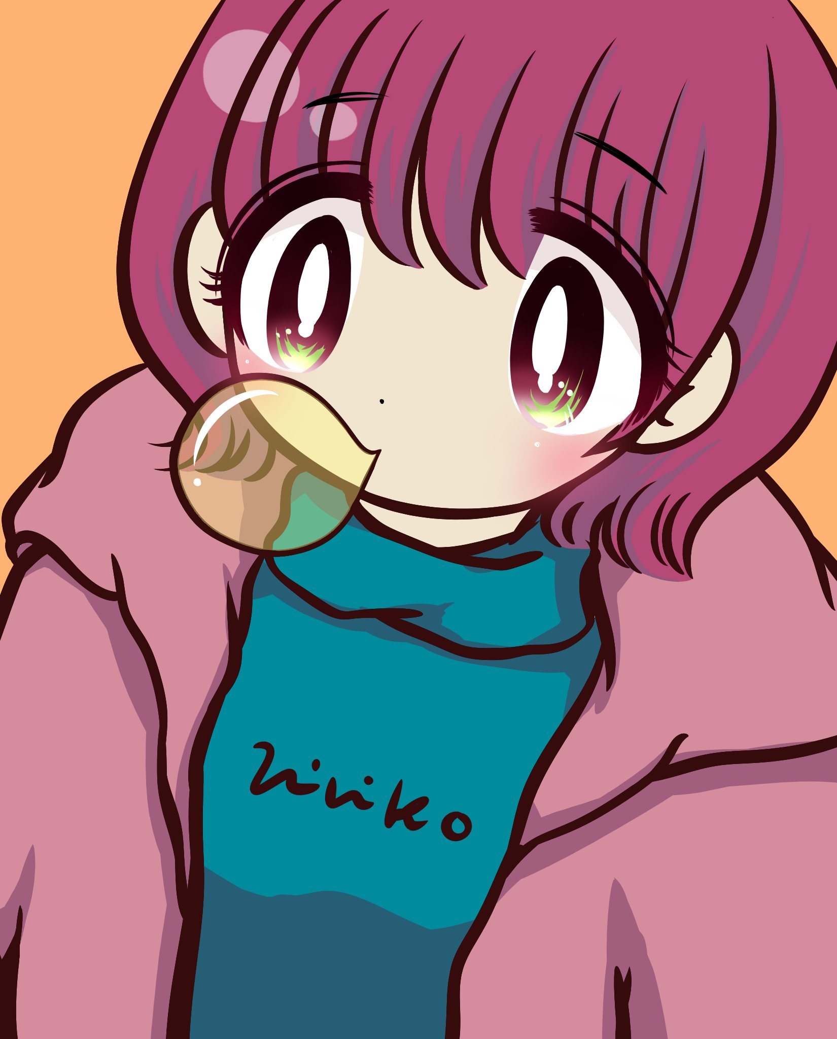 微々子 びびこ 風船ガム 絵描きさんと繋がりたい イラスト好きな人と繋がりたい