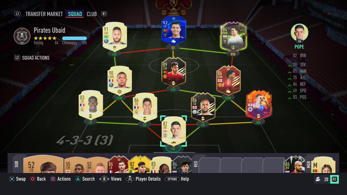 Ubaid_m7's tweet photo. Top 4 secured at @EASPORTSFIFA Global Series Qualifier 2
180 points ✅
$750 ✅ 
Happy with my performance ❤💯 unfortunate to go out on Pens 😴
#FGS21 @esportspirates https://t.co/yEeEWOboCj