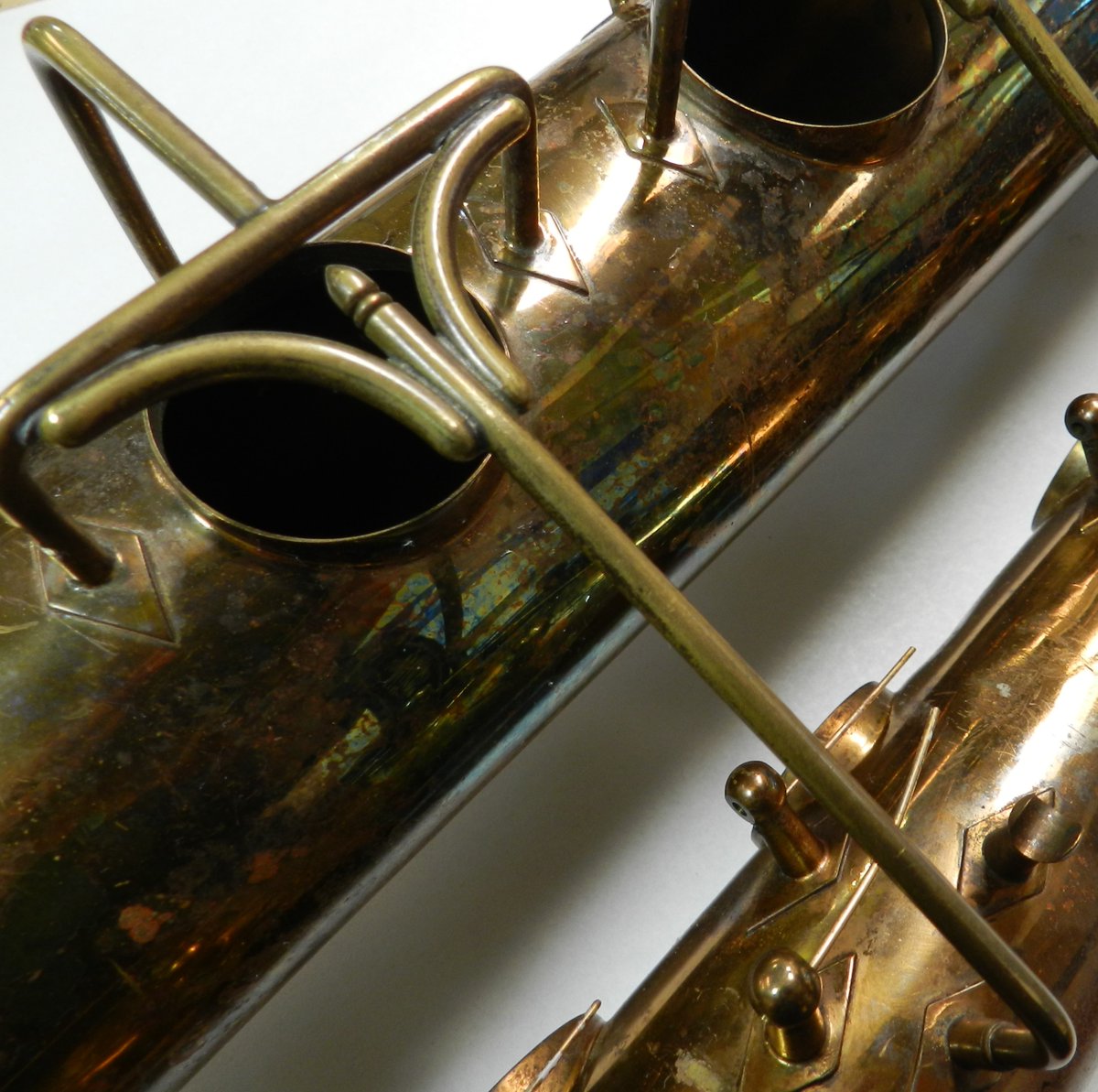 Saturdays are for #SaxUberhauls! We just love the shape of these guards! We can't wait to Silver plate them! #Buescherlove #saxophone #Buescher #saxrepair #woodwindrepair #InstrumentRepair #NAMM #BestInShow 🎷🛠️📺