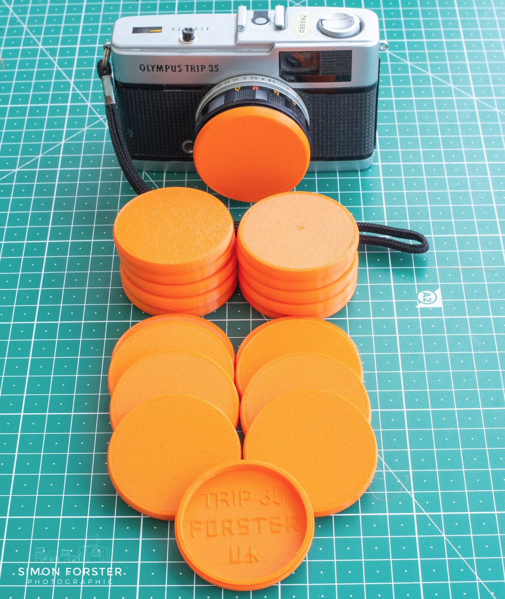 SimonFor's tweet photo. Customer: May I have 20 Olympus Trip lens caps in Pro Orange please?
Forster UK: Yessir! And excellent taste if I may say so. #ForsterUK #CustomLensCaps #beliiveinfilm Also available in black... https://t.co/hPVJSyMggS