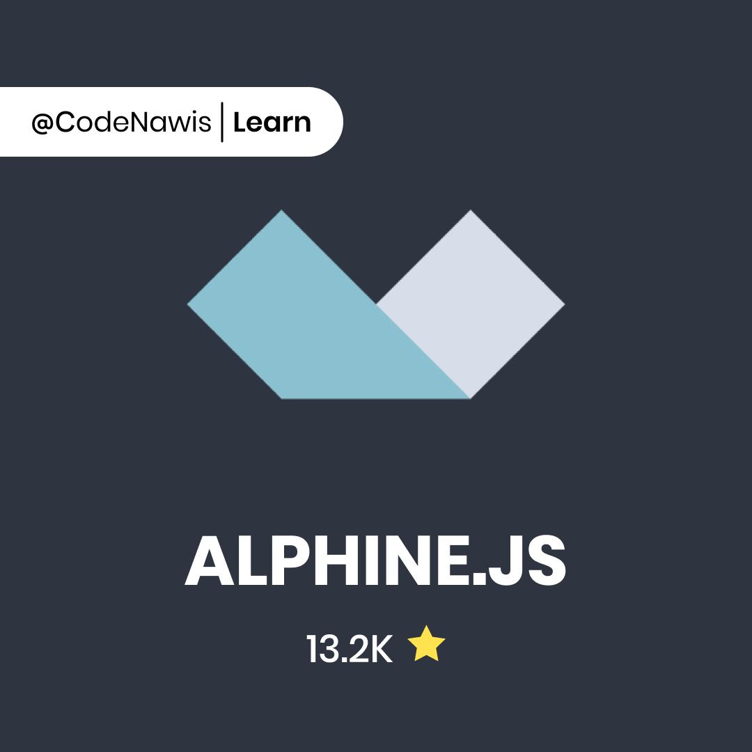 7. Alpinejs