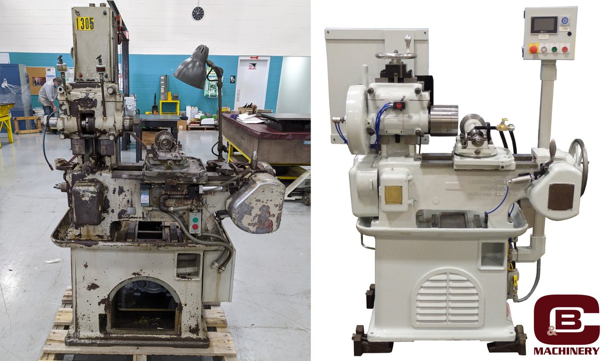 C &amp; B Machinery has redesigned Barber-Colman Gear Hobbing Machines to simplify and utilize standard off the shelf parts for reliability and maintainability. cbmachinery.com/machines/re-en…