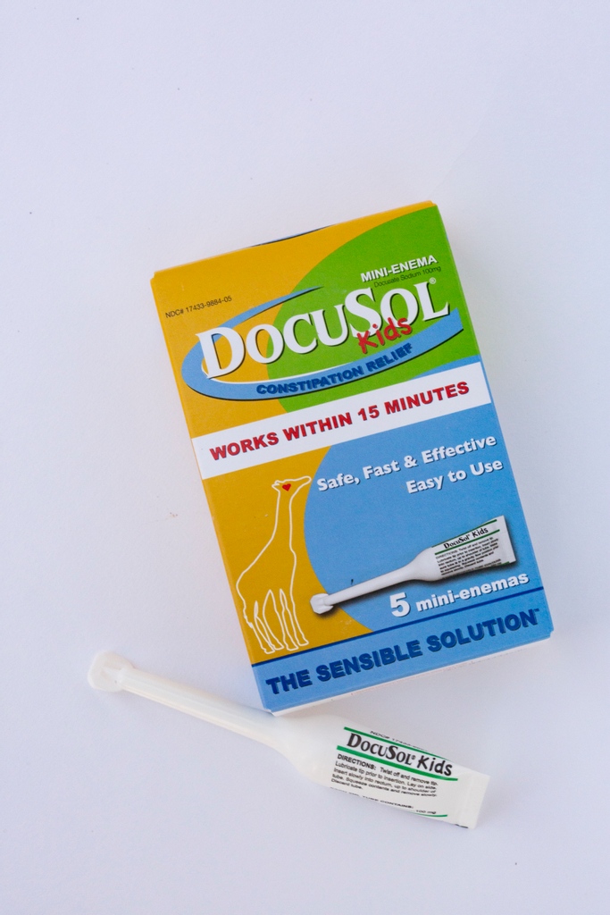 DocuSol® Kids’ is a first-of-its-kind formula. DocuSol® Kids delivers fast, predictable results typically within 2-15 minutes. 
✅  Affordably priced for constipation relief
✅  Ease of use for both clinicians and parents
✅  Non-irritating formula