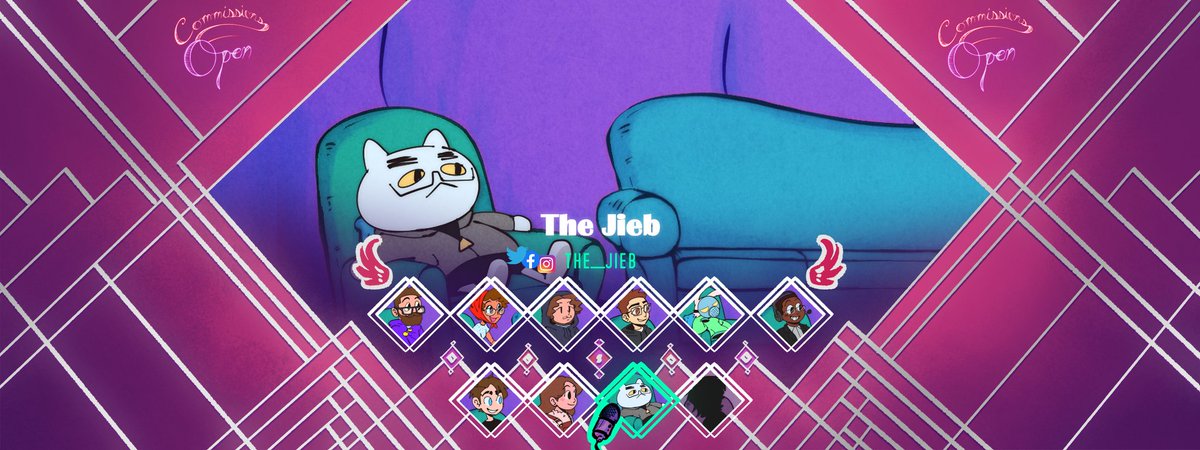 ComsOpenPodcast's tweet photo. The 9th Guest of Season 2 is ever driven @the_jieb! He's a digital artist, character designer, and the creator of Luigitober! Listen to us discuss the history of his characters and self image during your morning run here: https://t.co/OavUd8BKTK https://t.co/L5MPfXJOAW