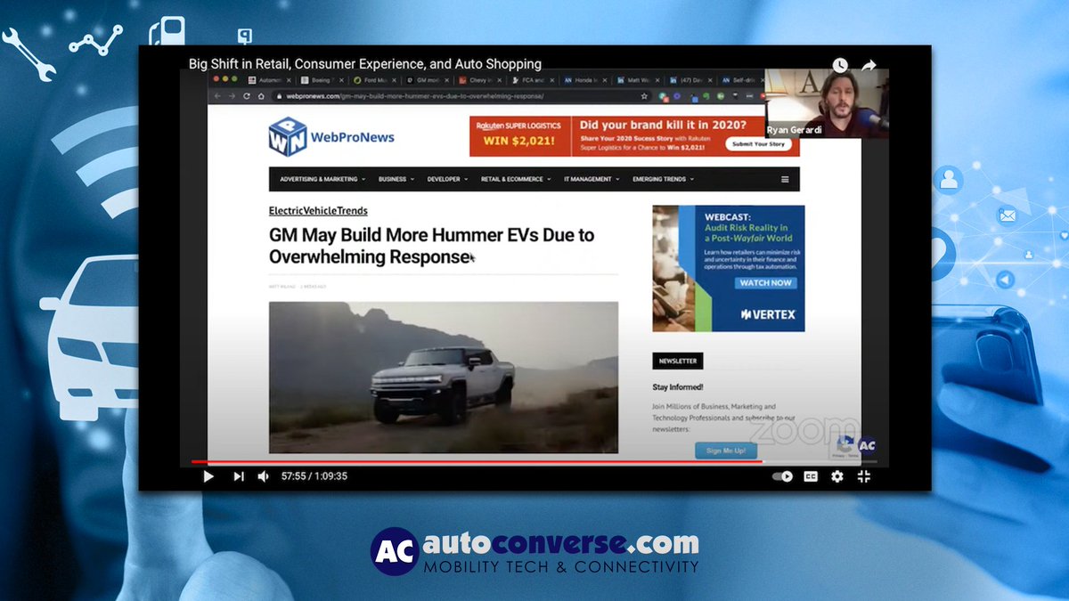GM May build more Hummer EVs due to overwhelming response at 57:54 in the show: ow.ly/YV2j50Dfz1j