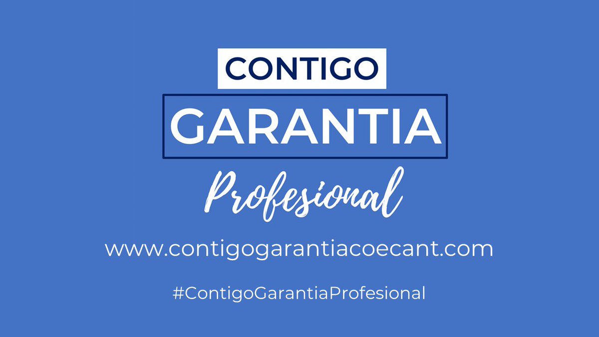 Contigo Garantía Profesional tweet media