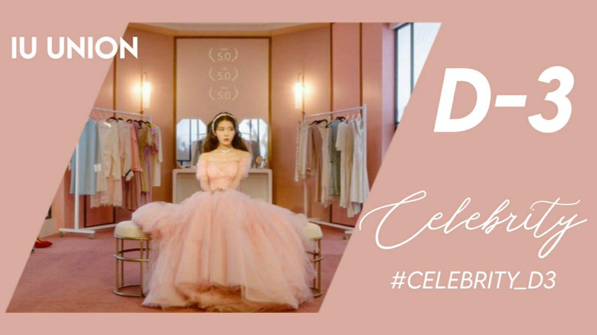 [📢] เพลงพรีลีลิส #Celebrity ของ <a href="/_IUofficial/">아이유(IU)</a> จะออกในอีก 3 วันแล้วนะคะ! (นับตามเวลาเกาหลี)

ตั้งแต่ตอนนี้อย่าลืมใช้แฮชแท็ค #Celebrity_D3 กันนะคะ 🤗

#아이유 #IU #ไอยู
#IU5ISCOMING
