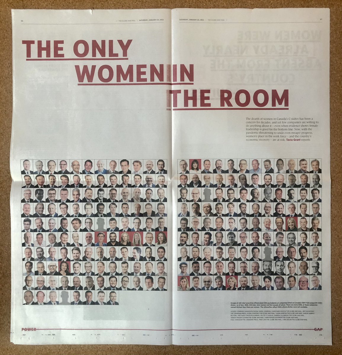 mattfrehner's tweet photo. The faces of the TSX, in today’s 10-page section on the #PowerGap in Canada’s workforce. 

🎨Art direction for the series by @_mingwong_ 

https://t.co/et7nm2buHj https://t.co/ioR0cc6DHz