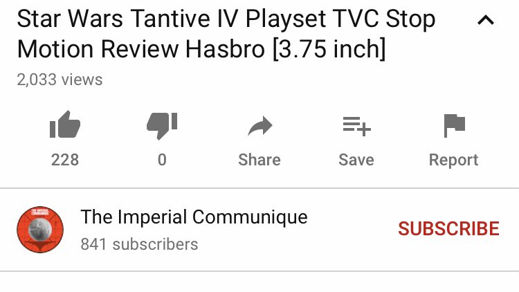 #StarWars #guessthemovie #StopMotion #animation #hasbro #kenner #TantiveIV #toyphotography #actionfigures #DarthVader #rebelalliance #blockaderunner #playset #backTVC #TheMandalorian #Grogu #princessleia 

2K views and 80 new subs in one week. Thank you Imperial Citizens!!