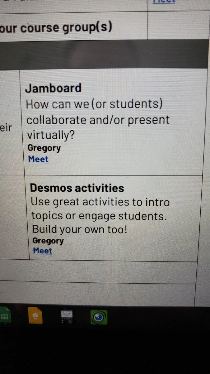 First year teacher <a href="/ggregorychs/">Grace Gregory</a> will be HOSTING  PD Sessions Monday. First year only by #, this educator is years ahead of her peers. Thank you Miss Gregory for stepping up #oakerpride <a href="/CoventryOakers/">Coventry High School</a> #YayMath
