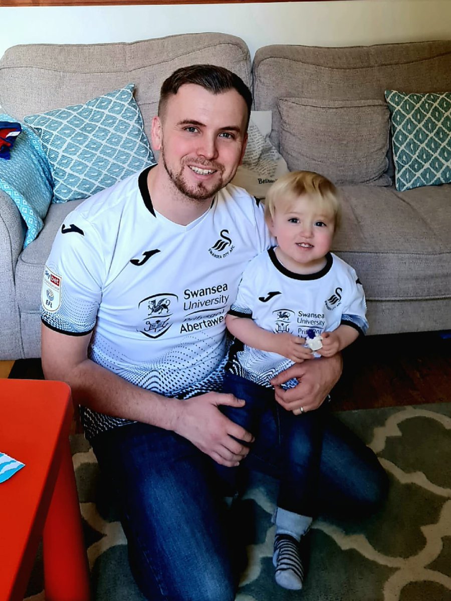 <a href="/SwansOfficial/">Swansea City AFC</a> My son Simon Meyrick and Grandson Harrison #jacksathome