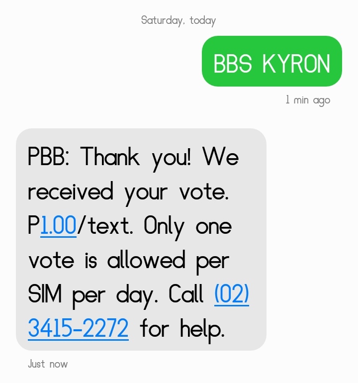 bandoy_gil's tweet photo. #PBB5thNomiNight
LET'S SAVE KYRON GUYS!β€οΈπͺ
HE DESERVES TO STAY PA!π
BBS KYRON SEND TO 2366!
AND IN KUMU SAVE KYRON BY GIVING GIFTS AND DIAMONDS!
#TeamKYRON
#BBSKYRON
#SAVEKYRON https://t.co/YeGf4KggGm