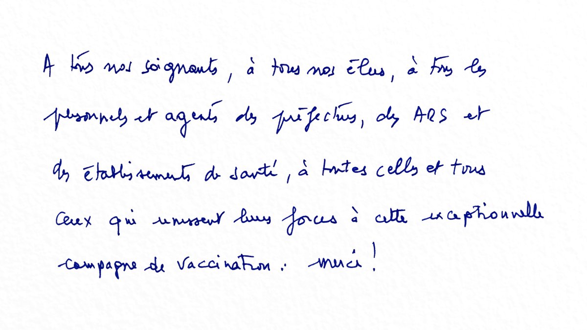JeanCASTEX's tweet photo. 1 million de Français vaccinés. https://t.co/domYssnqcj