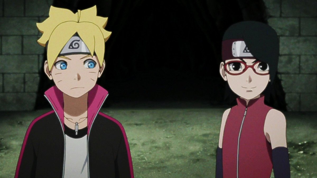 Future Hokage and her right-hand man #BORUTO #borusara.