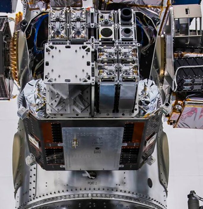 Zoom in on ION-SVC PULSE, on the lower ring, Port 2 (as per writing below it).