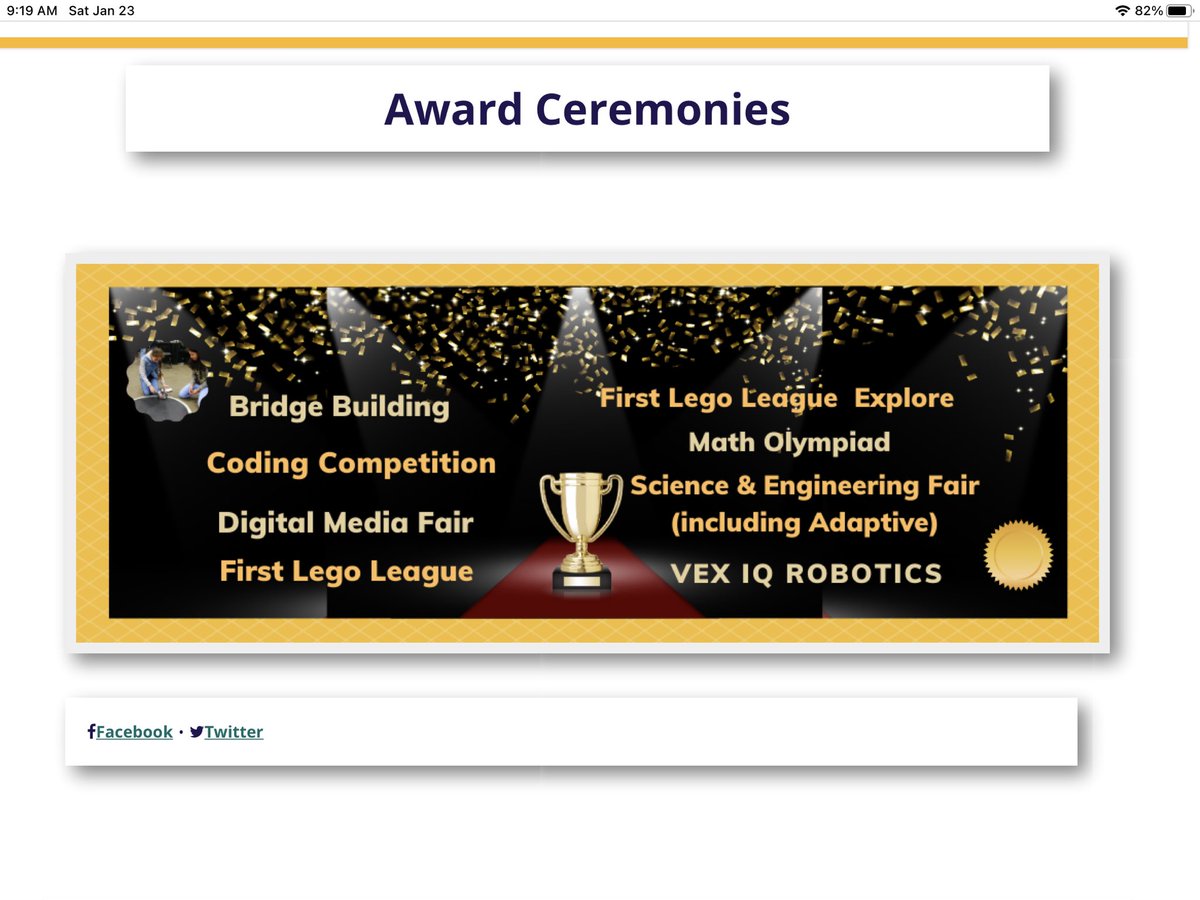 Congratulations to all Science Award recipients. Great Job