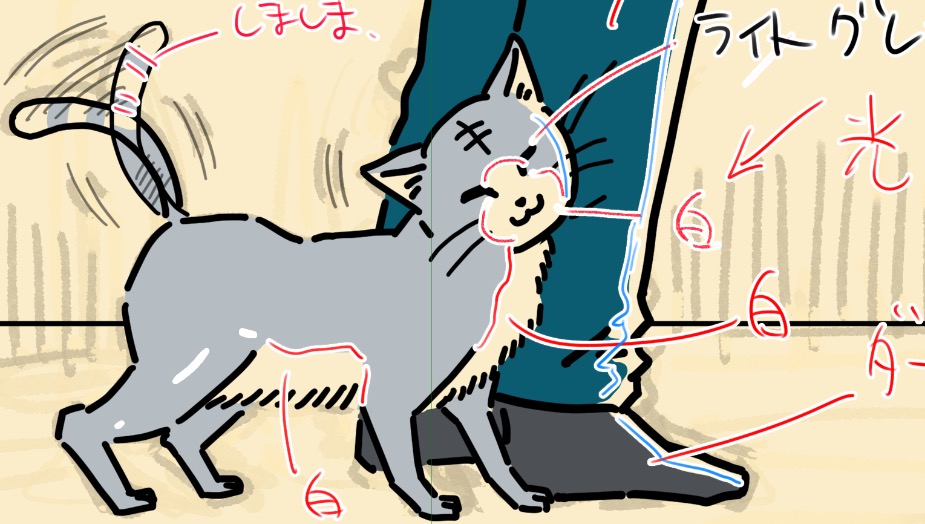 指示がどんどんアニメーターみたいになってる(ありがとう) 
