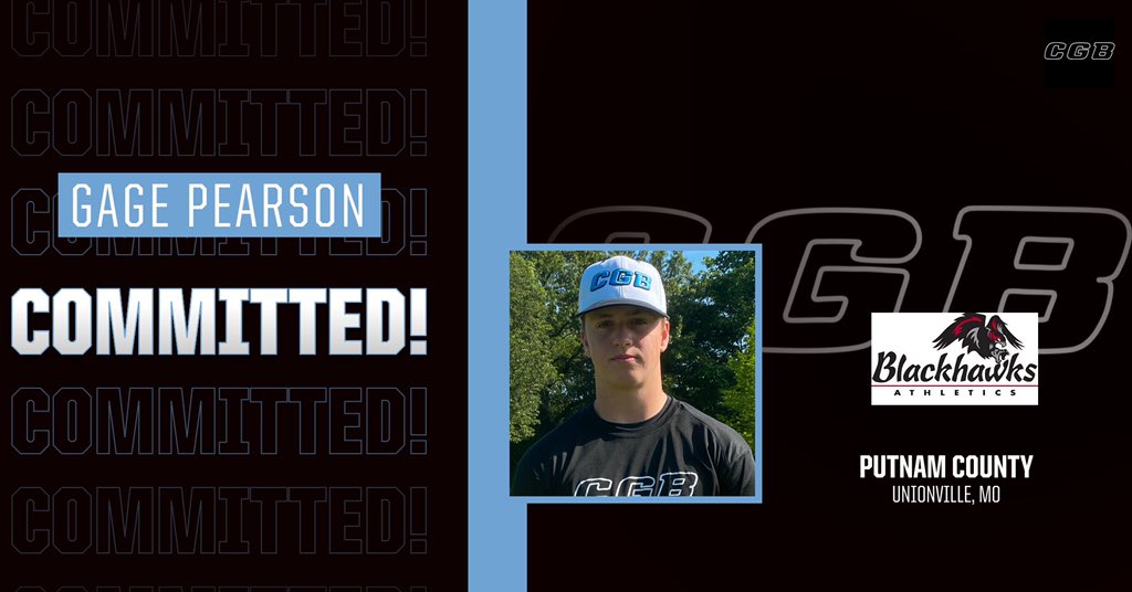 cgbaseballquin1's tweet image. Another CGB-2022 player off the board!  Congratulations to @GagePearson6 on his commitment to @SCCBlackhawksBB!  #CGFam #WinTheDay