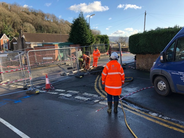 Hand drilling is now underway at #Skewen and our investigations will continue over the coming days. Our teams are working hard to fully understand the situation so we can resolve this as quickly as possible.