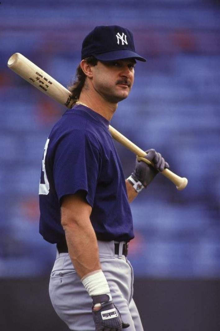 Super 70s Sports on X: The are certain mullet lines that should never be  crossed and Don Mattingly is just traversing all of them right here.   / X