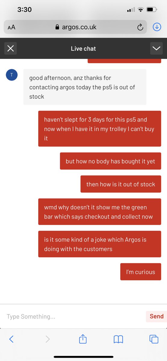 Ab1z2's tweet photo. Argos rlly what’s this      You saying it’s out of stock and then it’s in stock Aswell.  I’m confused @ArgosHelpers @THEGAMEREVIEWS1 @laurenngoudie @blyth1997 @MSTVTweets @mciver_jessica https://t.co/pC6LvERewY