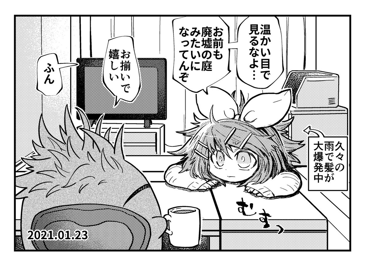 雨の日イマジナリーリンちゃん日記 