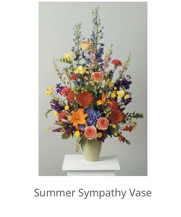 Thank you to everyone who donated towards flowers and a gift for Logan’s family. These are the flowers we chose, a lantern for his mom &amp; dad, and sympathy cards. We donated the rest of the money to Emmanuel Lutheran. Continue to keep the Bauer family &amp; friends in your prayers.❤️