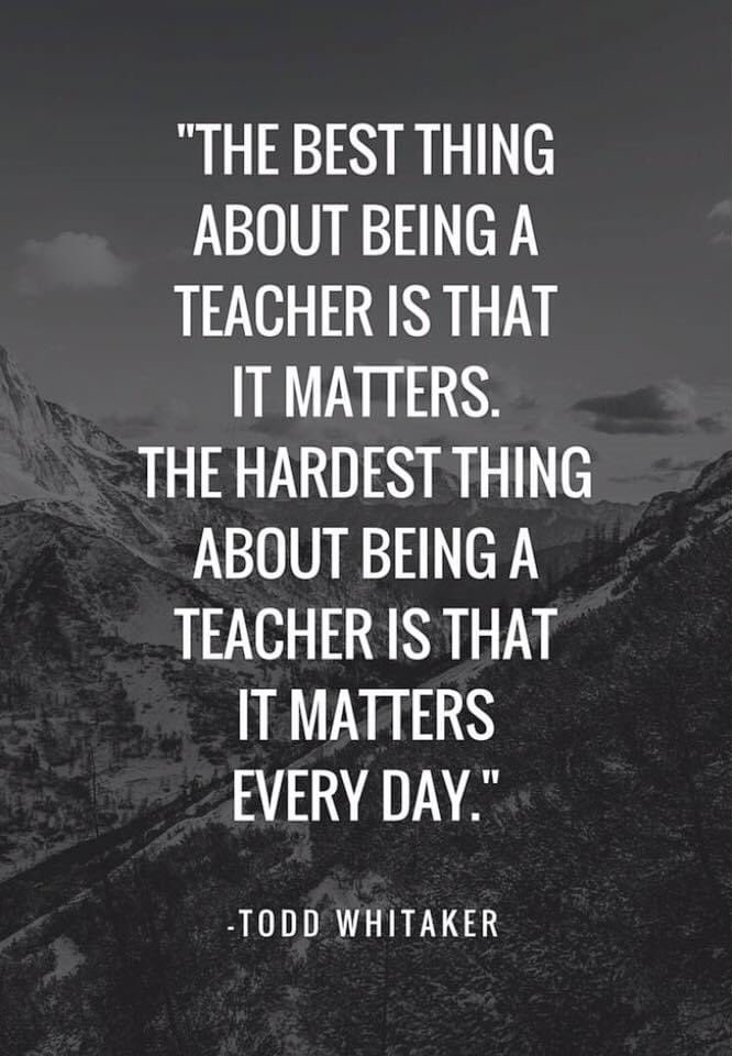 Teachers ARE essential. What we do matters EVERY SINGLE DAY. 💙 #proudpublicschoolteacher