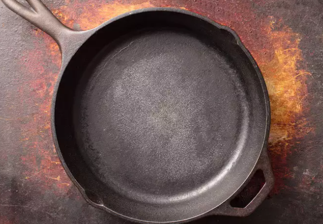 Cast Iron is an excellent way of including iron in your body and for the same reason, most of the green veggies are cooked in iron vessels. But you must not store food in it as it gives an acrid taste to the food.