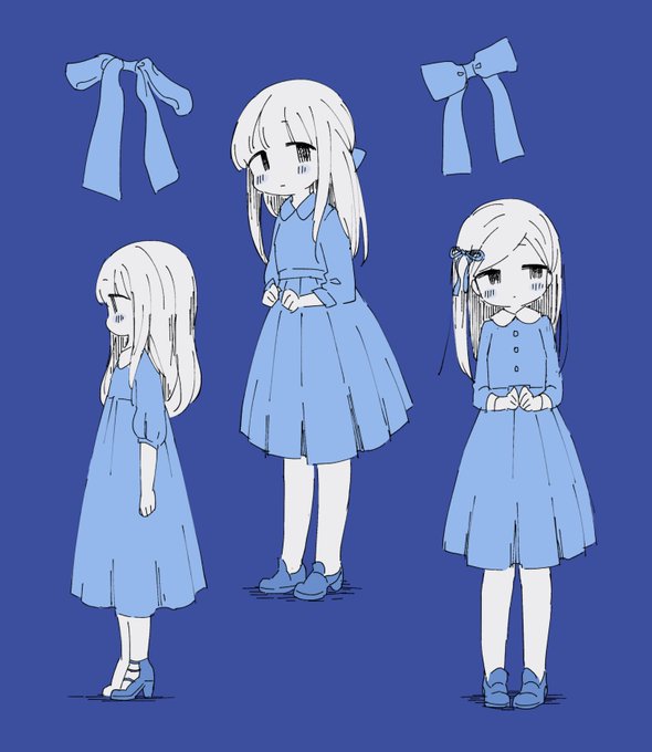 「青 ドレス」のTwitter画像/イラスト(新着)｜18ページ目