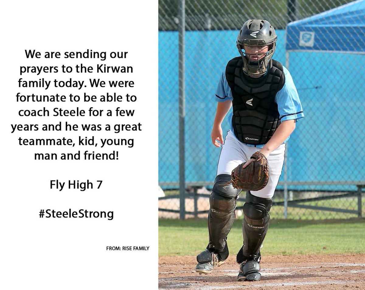 We love you and you will be missed by so many, but never forgotten!  #SteeleStrong #FlyHigh7 #RestInPeace