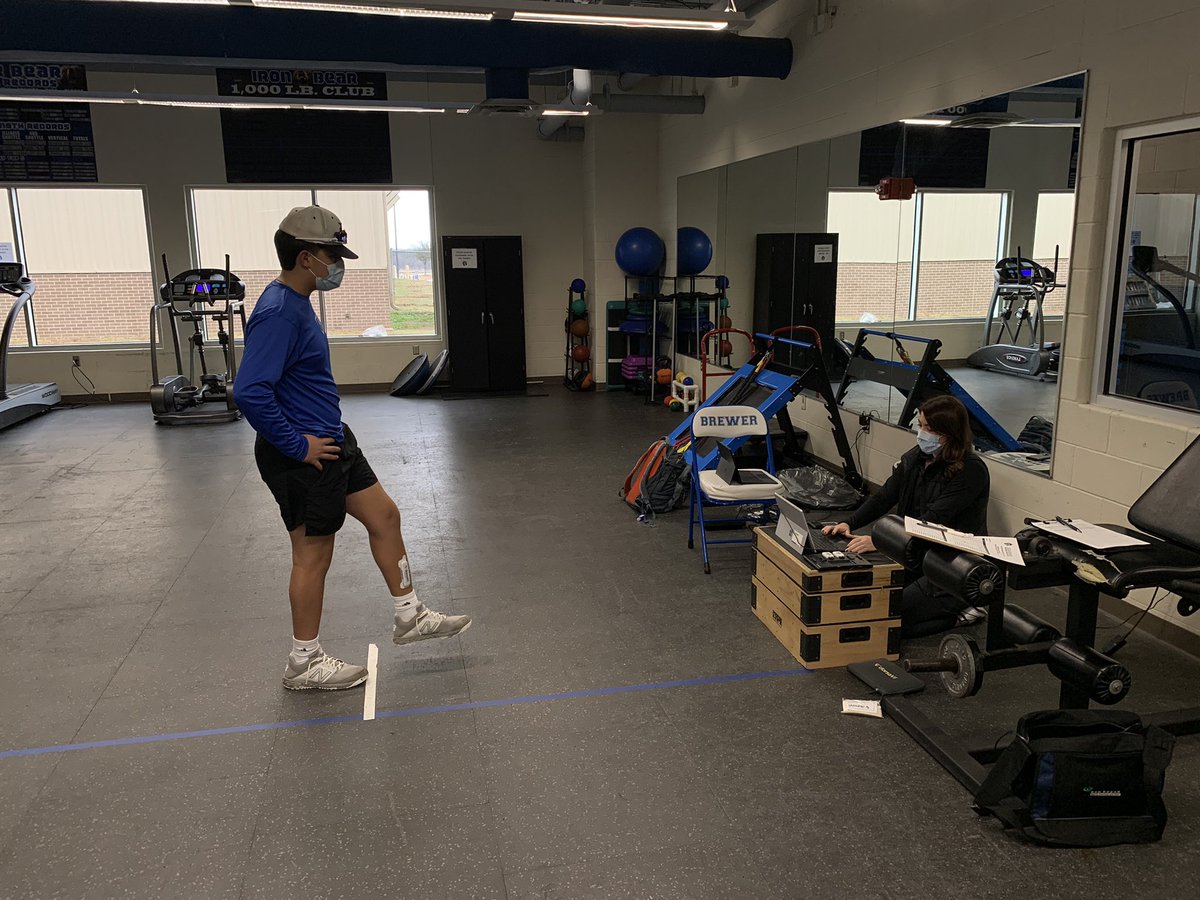 BrewerSportsMed's tweet photo. Thank you to @THSportsMed for coming out and measuring our @brewer_baseball team ⚾️ today and helping us identify and prevent potential arm 💪issues this season! Another way we are able to provide elite care🏆 to our @BrewerAthletics student athletes 🔥 https://t.co/59zoKW6iLC