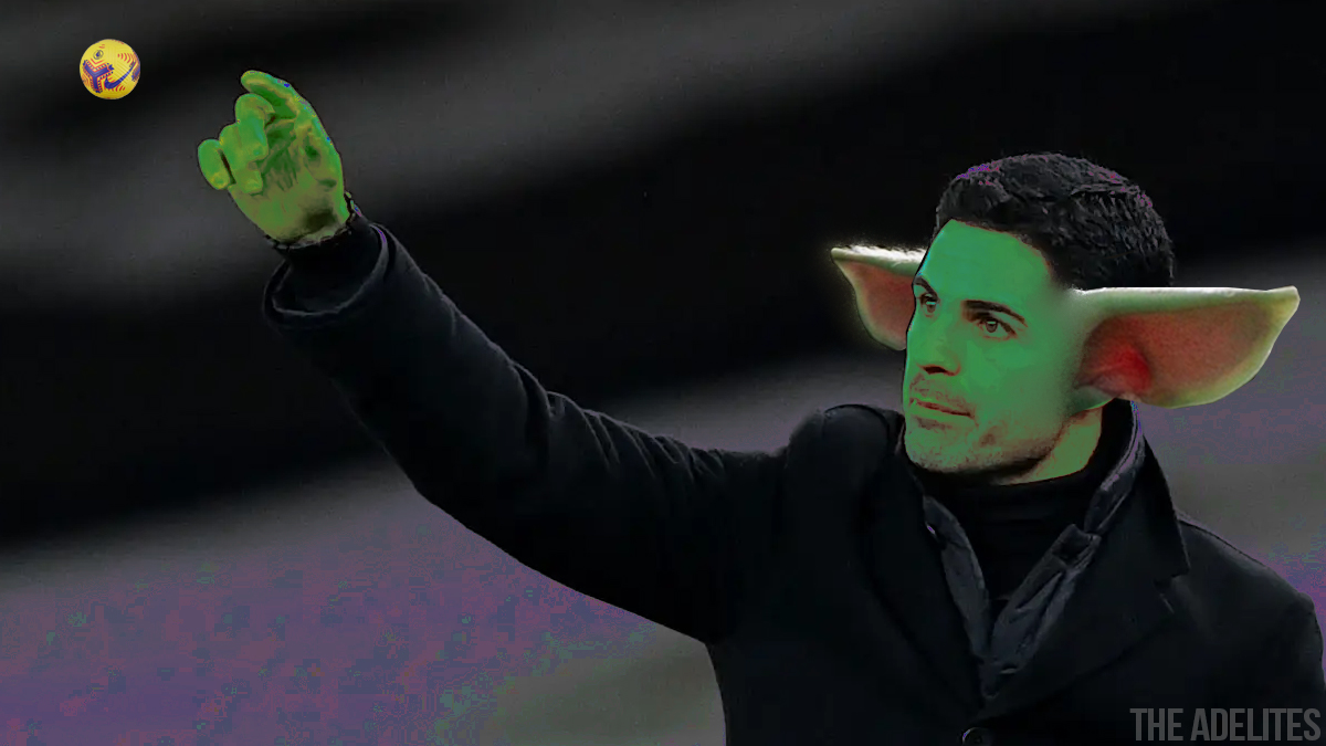 Grogu Arteta AKA "The Child" - Trained under Pep Skywalker at the Jedi Temple on the Oil Rich planet of Manchester, returned to his own people, but wants to go back to Pep. He may look young, but he's quite old. Capable of winning trophies, but must sleep for awhile after.  #AFC