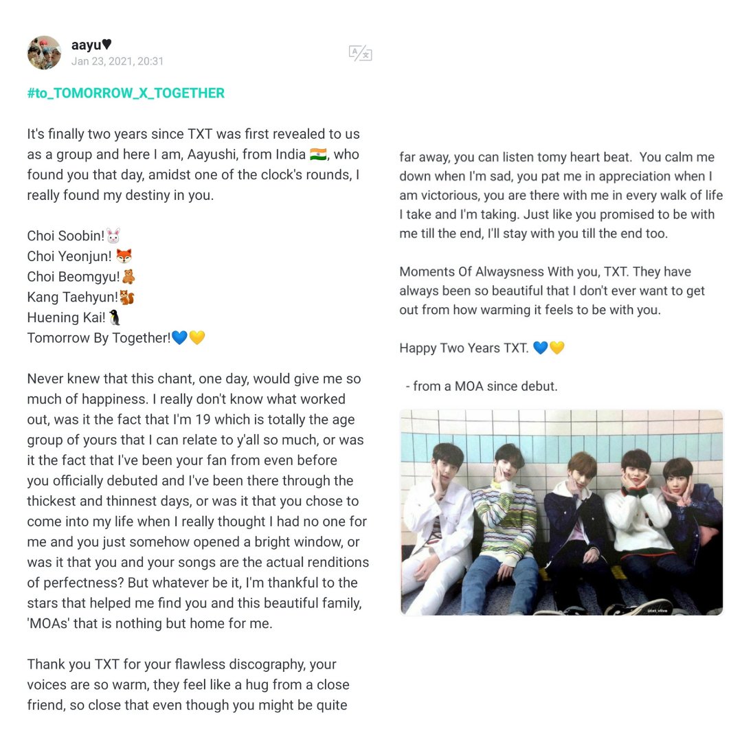 txtbengalmoas's tweet photo. Moments Of Alwaysness With TXT

Thank you so much for your entry @beargyusoulmate

#MomentsOfAlwaysnessWithTXT
#2YearsWithTXT
#TXT #TOMORROW_X_TOGETHER https://t.co/GCpSlHvEPx