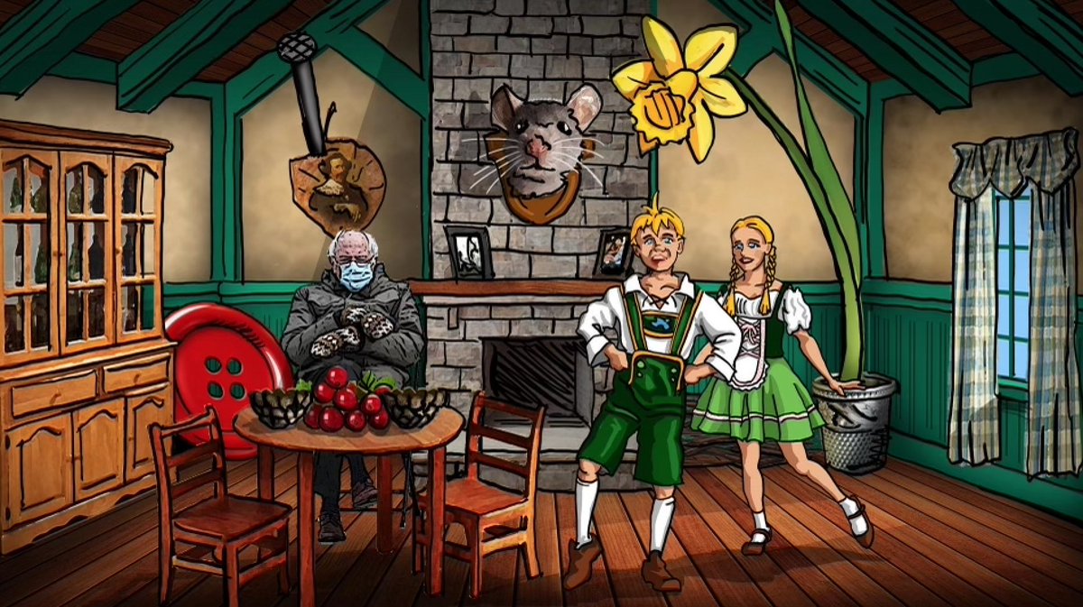 wildhareescapes's tweet photo. Bernie is not a tall man. (Tom Thumb and Thumbelina shown for scale). 

https://t.co/DOnnhu8cCD

#wildhareescapes #serfsquest #bernie #Berniememes #BernieSanders https://t.co/Hf0L5zI5pm