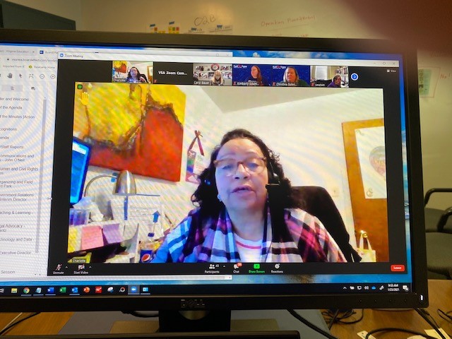 VEA4Kids's tweet image. Your VEA Board just declared our Organizing to Bargain campaign the Union&apos;s top priority. The Board also declared elected Richmond EA member Charlotte Hayer as one of VEA&apos;s representatives on the NEA Board of Directors. Congrats! #VEAStrong #Organizing2Bargain