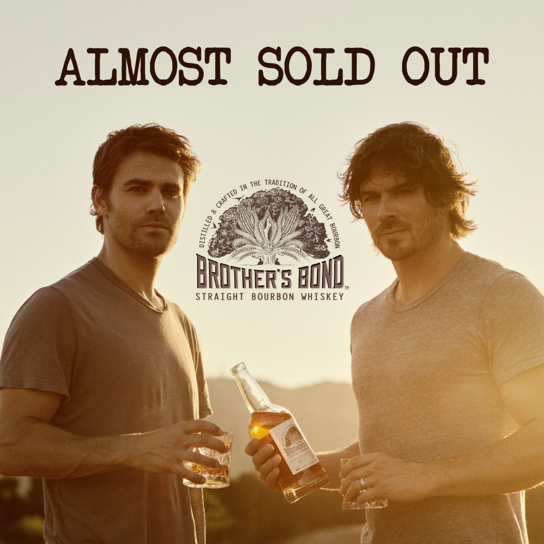 Brother's Bond Bourbon on Twitter: "LAST CHANCE to get in on this presale, friends. We're blown away with how quickly our bottles are selling out. Preorder your Brother's Bond Bourbon now: https://t.co/LVbRCjsoiz