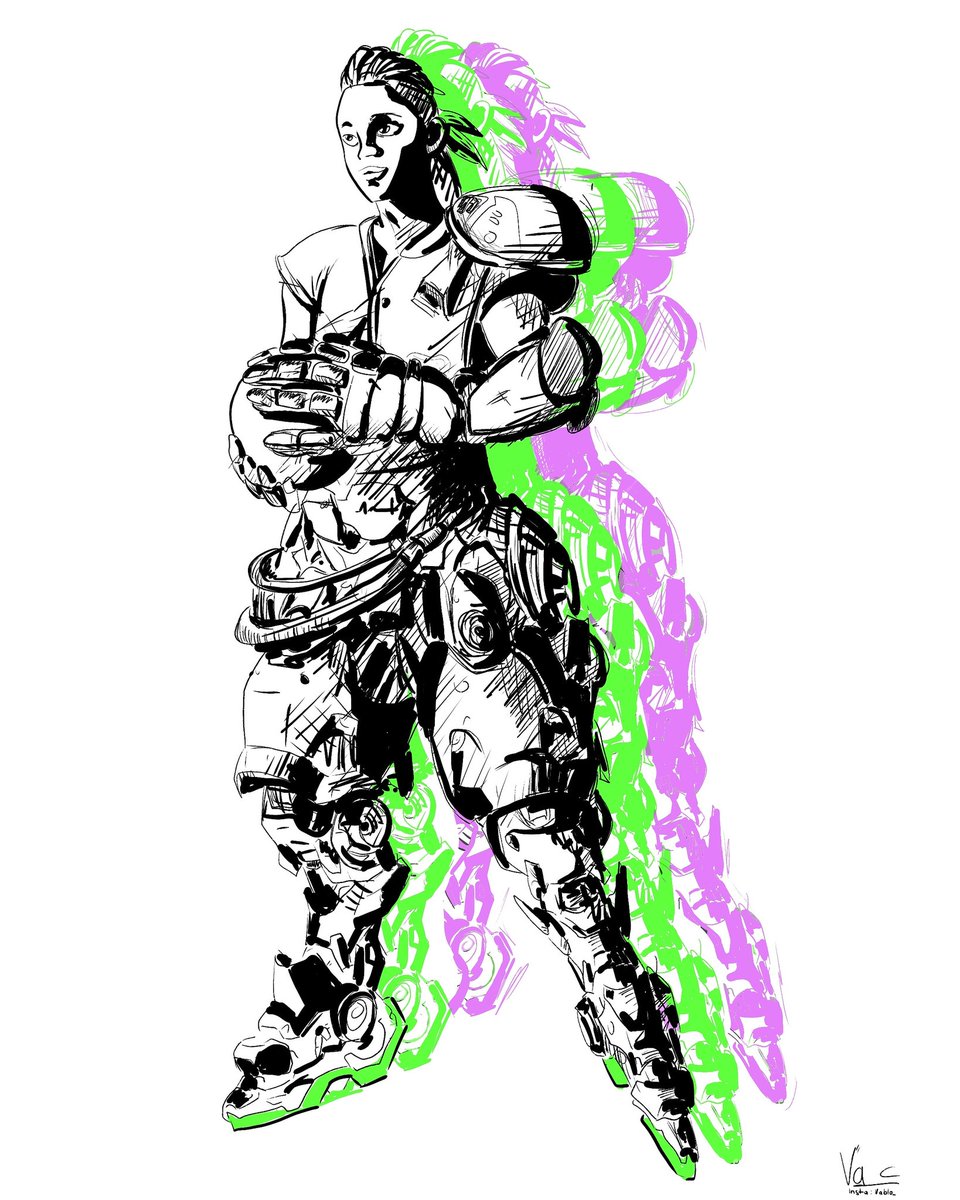 #rollerchampions #rollerdoodle #fanart #illustration