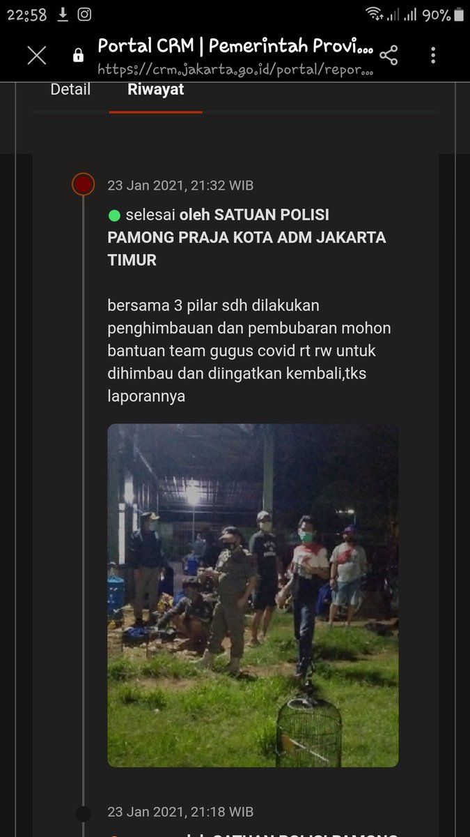Terima kasih sudah Di TL langsung, jadi langsung dapat buktinya. Di tunggu proses hukumnya seperti apa. Kalau Sabtu nanti ada lagi, berarti tidak ada sanksi atau hukuman yg diberikan kepada panitia dan yg punya lokasi.