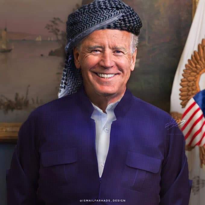 I found the real Kurdish picture of <a href="/JoeBiden/">Joe Biden</a> #twitterkurds