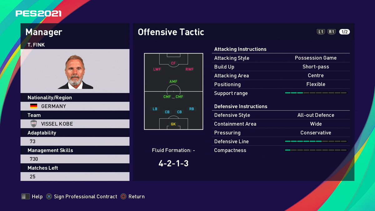 PESEP14's tweet photo. New managers posted on Discord,
Join us with over 2300 members! https://t.co/pzZdonjtRo
#PES2021 #myClub
An example of a bad tactic manager in general:
Possession
Wide Contain + Low compact
AOD+CSV
#PES2021 #myClub #PESOLOGY https://t.co/KmqRSV3Gts