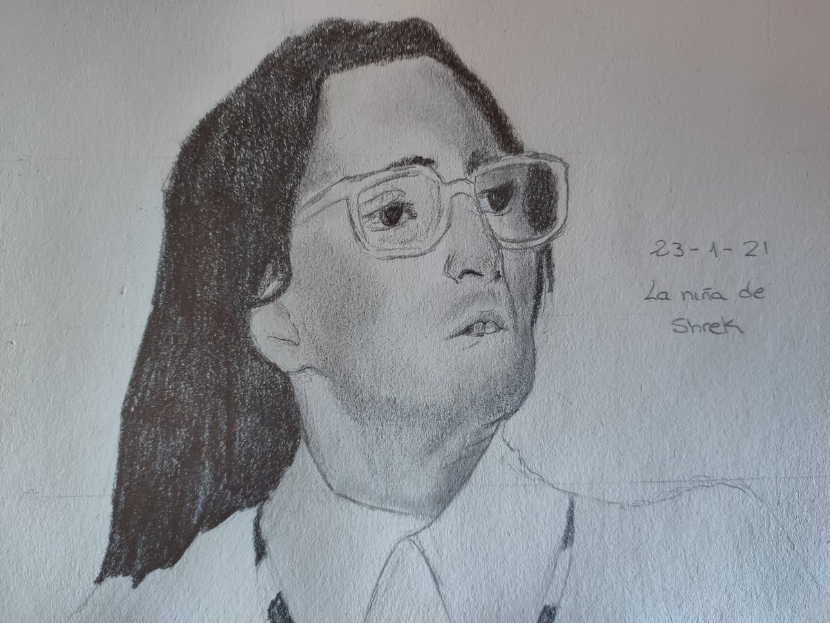 Danherart's tweet photo. Seguimos con los dibujos, alguien más veía al principio de los 2000 a #laniñadeshrek de @silviabril ? 
Este me llevo unos 30 min 
#FelizSabado #dibujo #dibujos #dibujosalapiz https://t.co/MP97CQJmsD